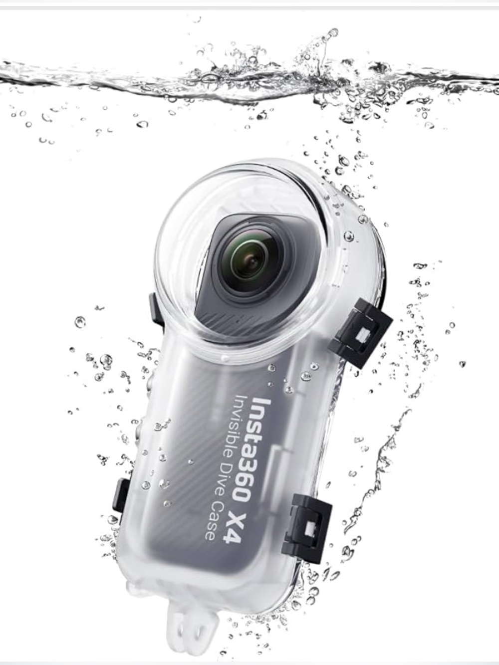 Insta360 X4 Clear Waterproof Dive Case - Transparent Underwater Housing